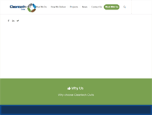 Tablet Screenshot of cleantechcivils.com